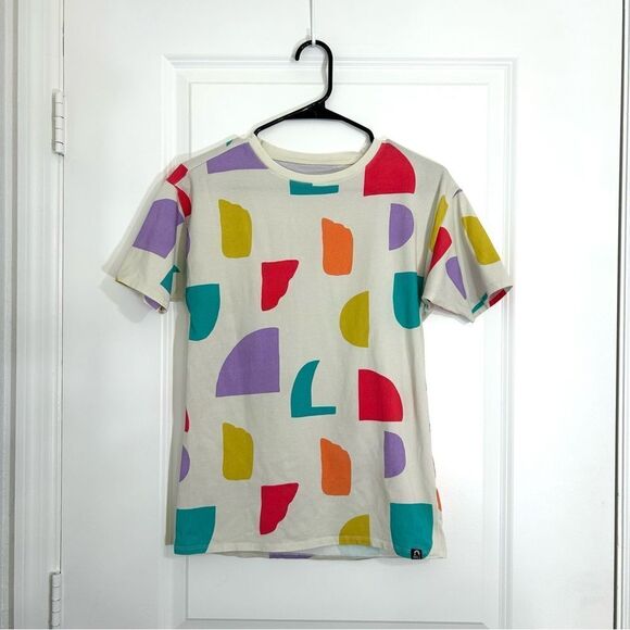 Rags to Raches Geometric Shapes Crew Neck Shirt Top Size 11/12 - Picture 1 of 9